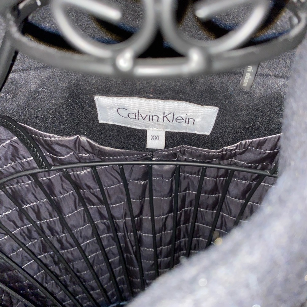Calvin Klein Asymmetric wool coat - Picture 11 of 11